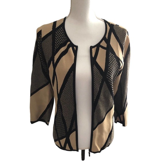 Jones New York Knit Zip Up Sweater Jacket and Sleeveless Tank Set 2 Piece Size S - Picture 5 of 16